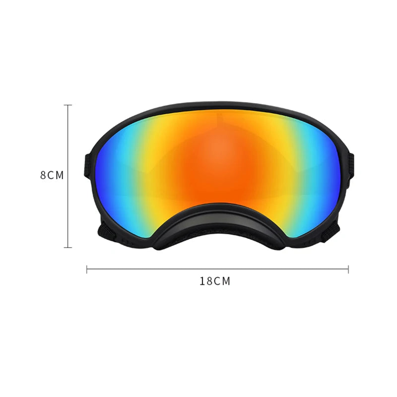 Dog Goggles Sunglasses Anti UV Sun Glasses Eyewear Protection Adjustable Windproof Sunglasses for Pets